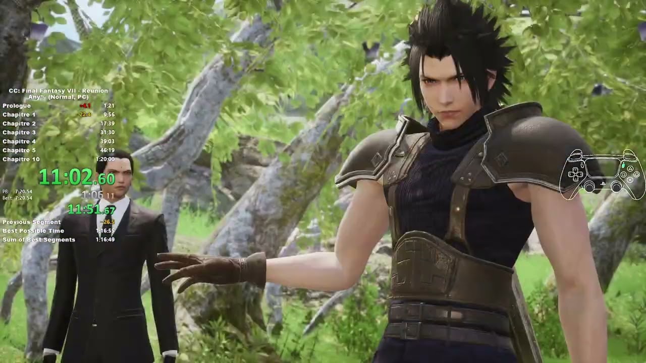 Crisis Core: Final Fantasy VII - Reunion Speedrun : Any% Normal en 1:17:33 (PC)