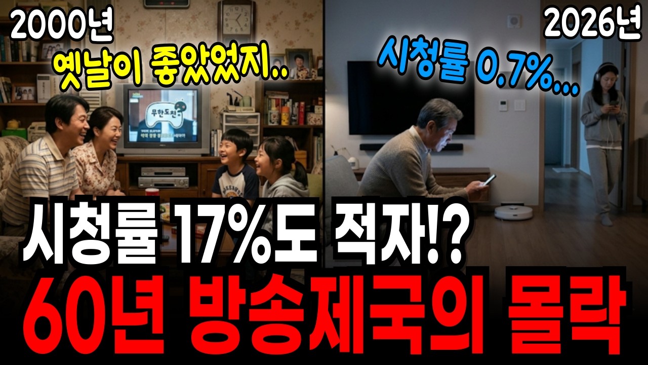 KBS SBS MBC 60년 방송국의 몰락, 지상파 방송국이 넷플릭스 하청기지로 전락한 뼈아픈 이유