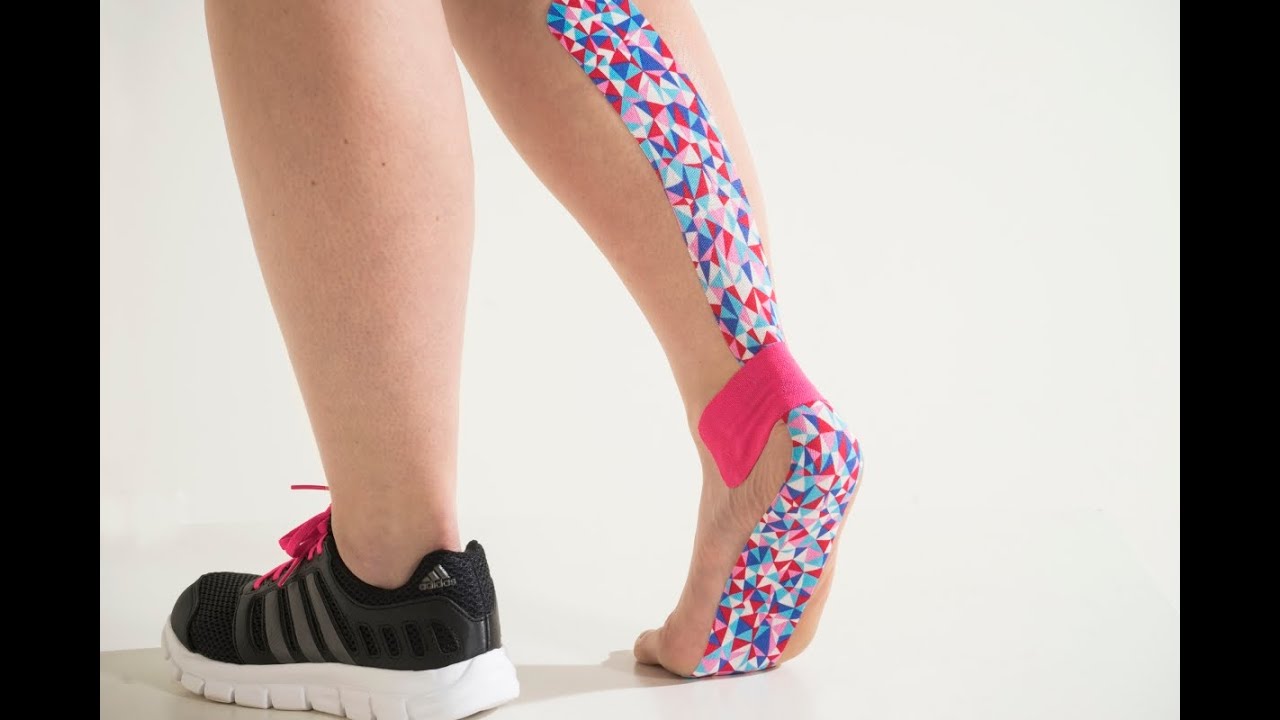 Voorbeeld zelf achillespees tapen » Instructievideo » Just Tape It