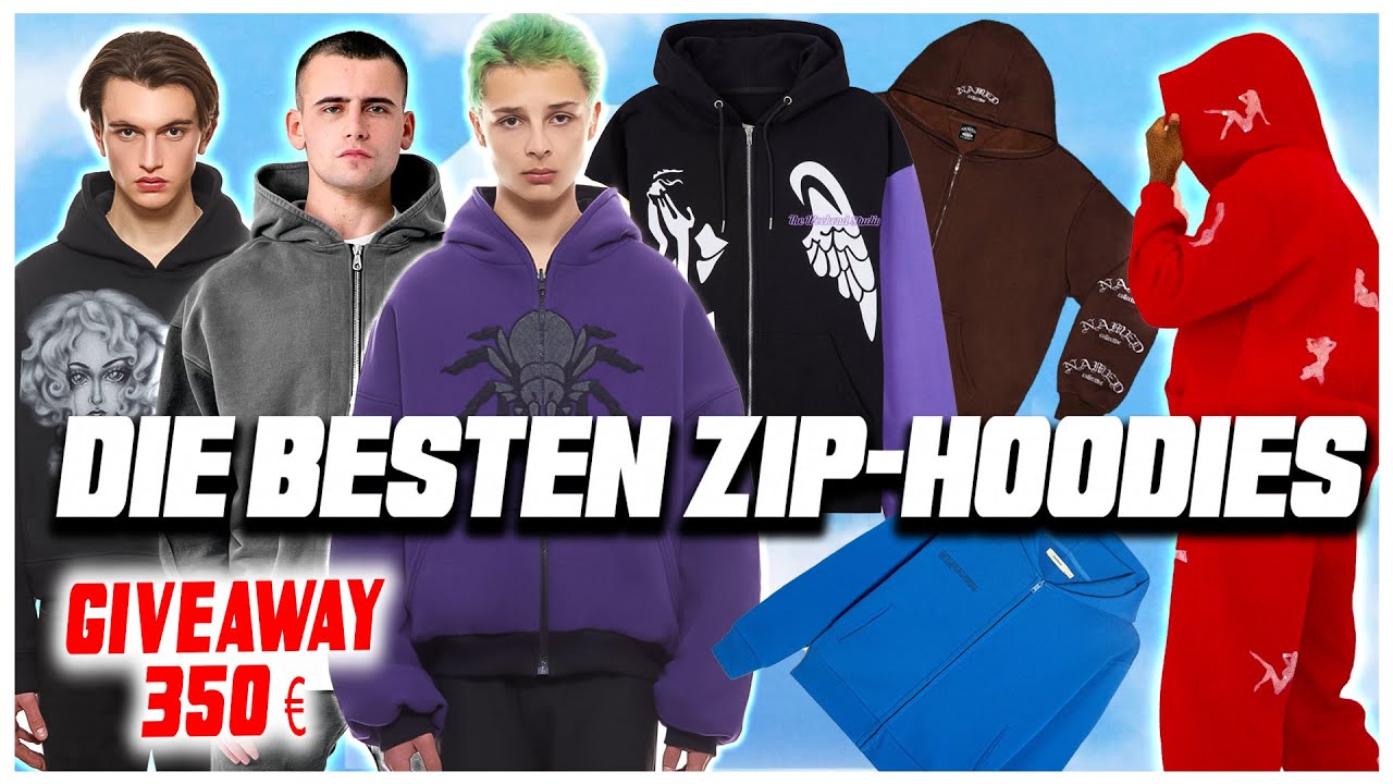Die Besten Zip-Hoodies für den Sommer jedes Budget | Großes Giveaway-Special (350€) 🔥