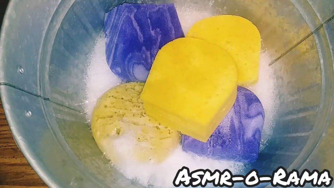 Asmr sponge squeeze!!