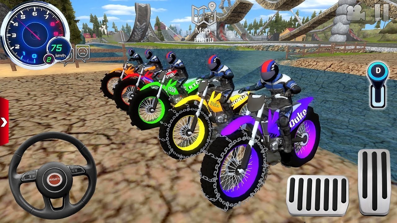 Juego de Motos - Extreme Speed Motorcycle Bike stunts Driving #4 - Extrema de Motocicletas Gameplay