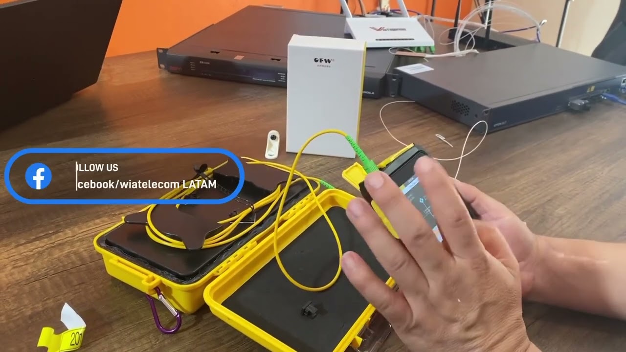 OTDR fibra activa 1550nm