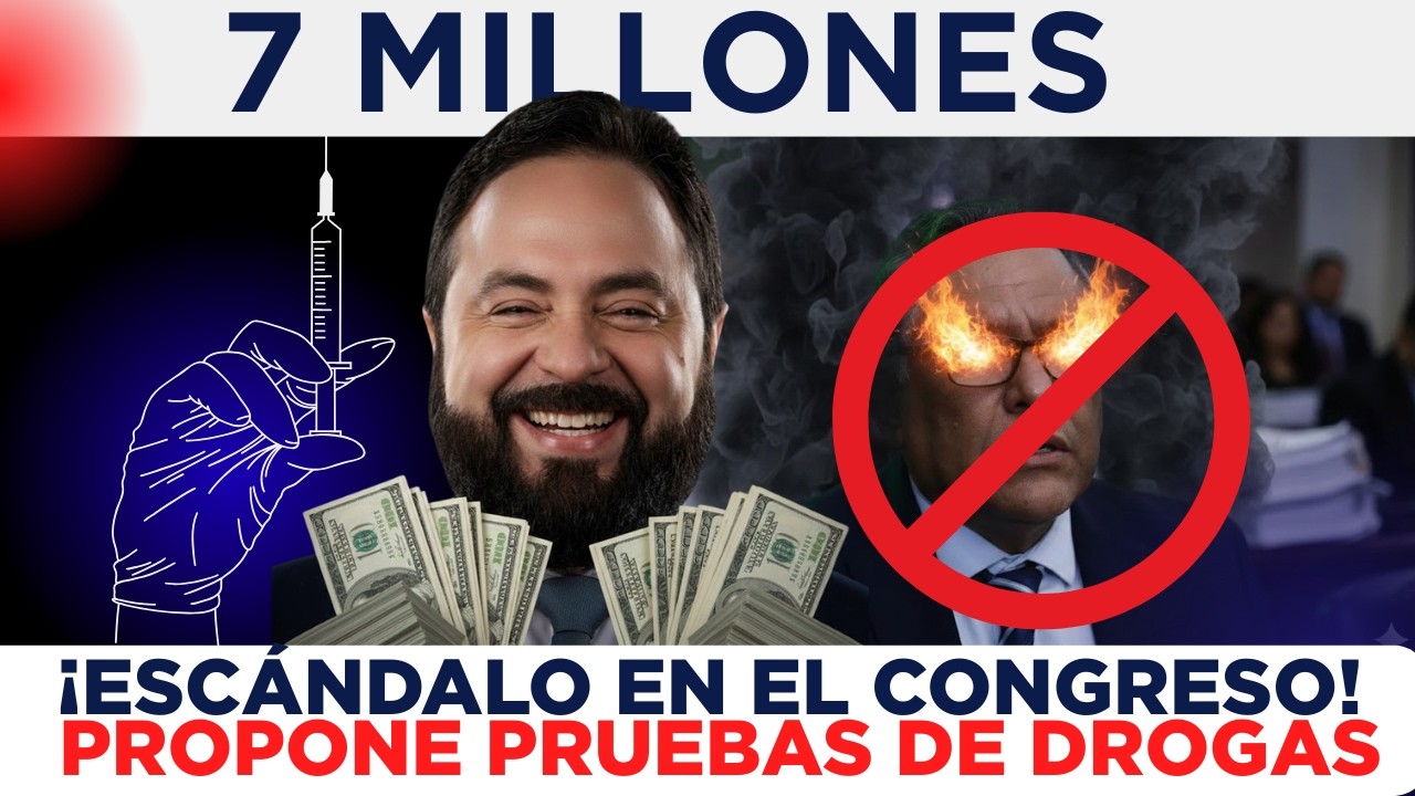 🚨 ¡ESCÁNDALO EN EL CONGRESO! Piden pruebas antidoping para diputados y denuncian 