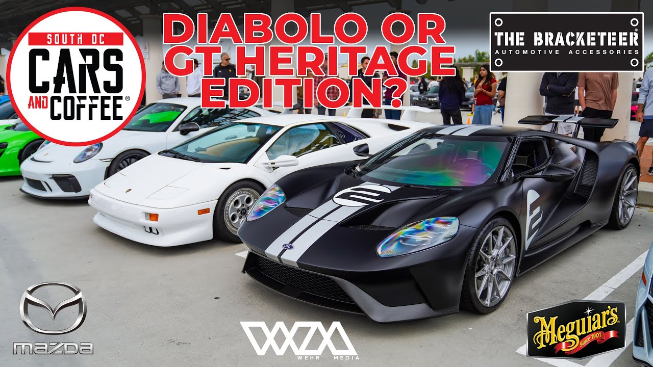 DIABOLO OR GT HERITAGE EDITION? YOU CHOOSE!- South OC Cars and Coffee.