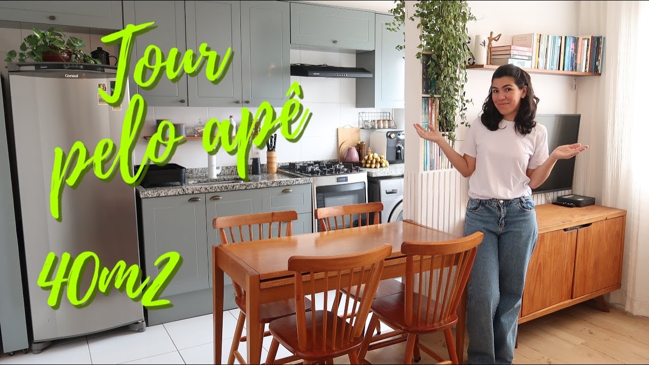 TOUR COMPLETO PELO NOSSO APÊ | 40m2