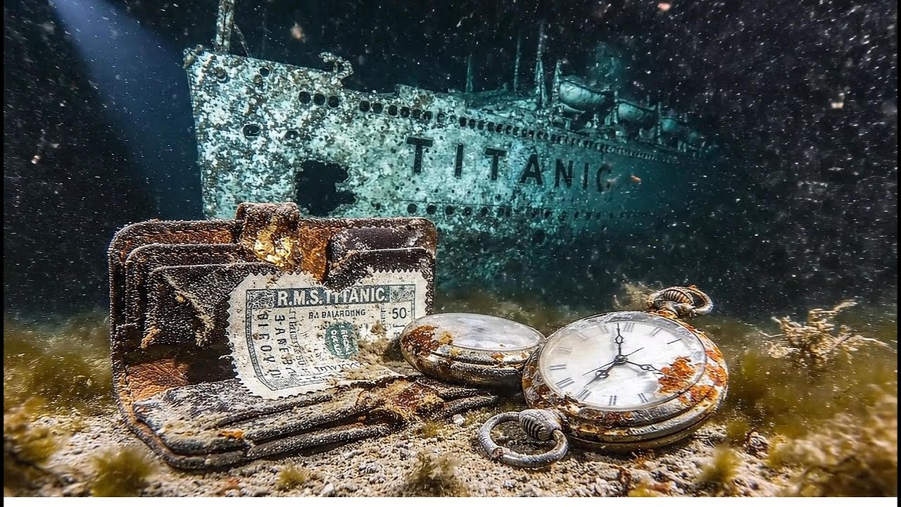 🚢 TITANIC 113 YEARS HIDDEN | LOST PERSONAL BELONGINGS UNCOVERED UNDERWATER 💙 #Titanic #RMS #DeepSea