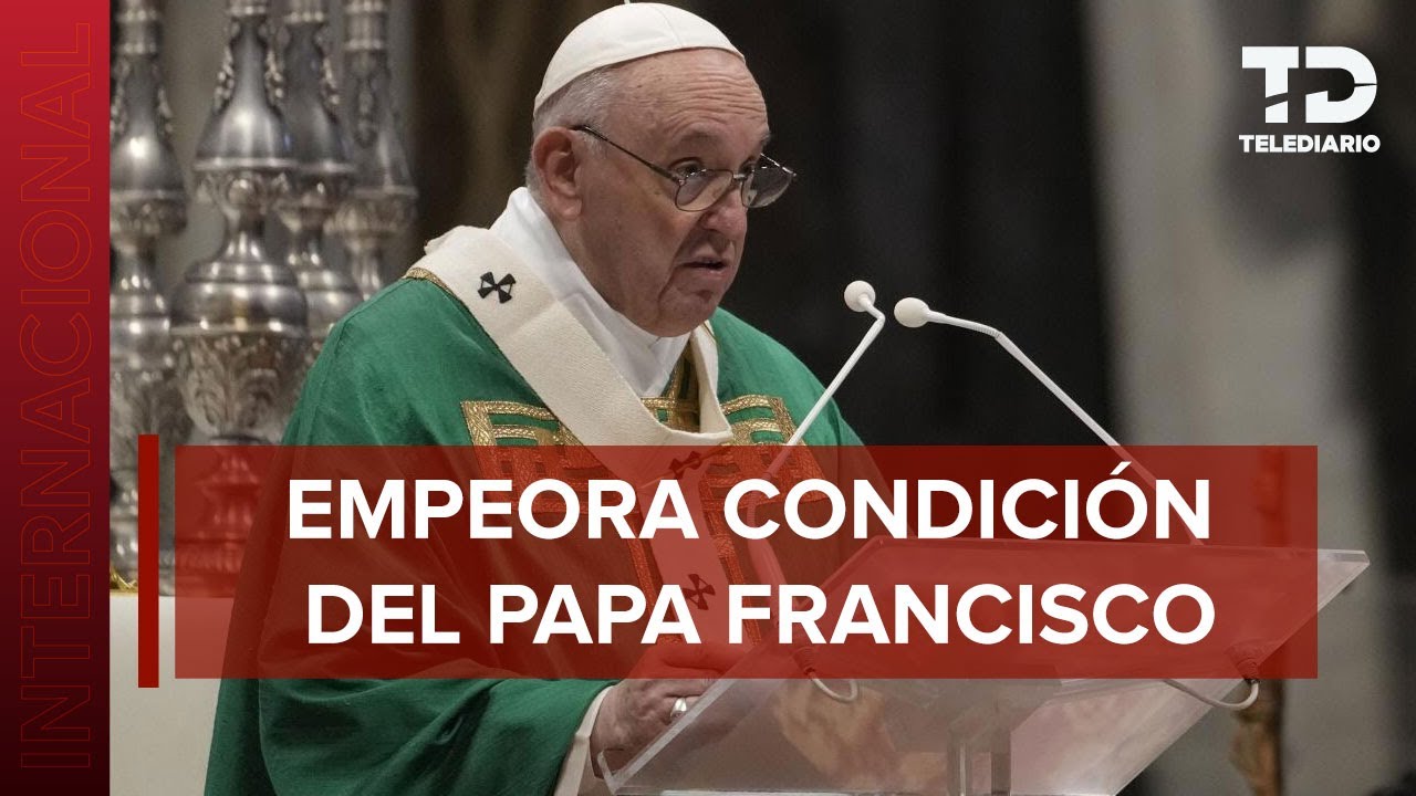 El Papa Francisco sufre un 