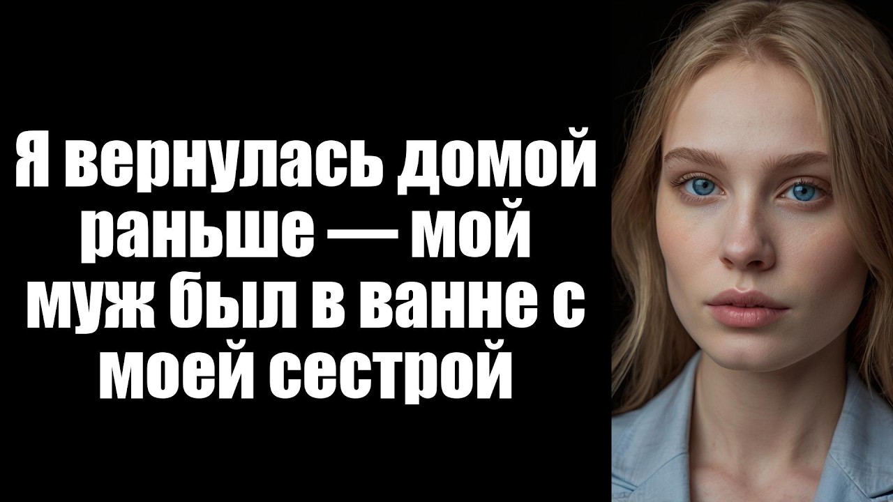 Я вернулась домой раньше — мой муж был в ванне с моей сестрой