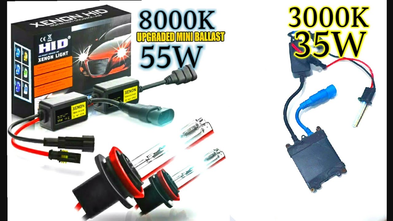 ЗАМЕНА КСЕНОНОВЫХ ЛАМП HID (3000К - 8000К)
