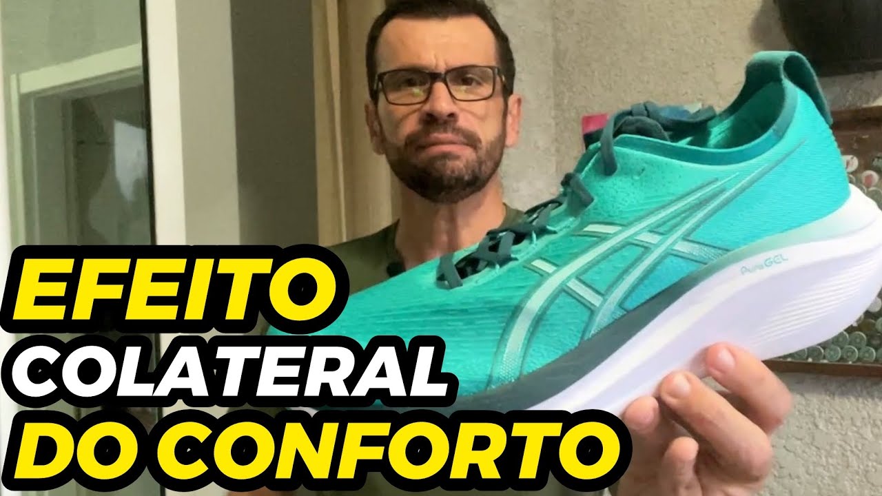 O ASICS NIMBUS 27 &eacute; super macio, sem ser molenga. Mas tem um 