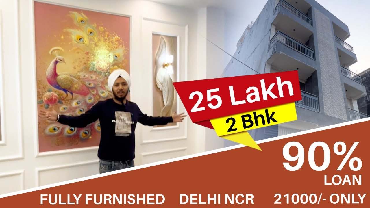 2BHK ka शीश महल | 1BHK Flat, 90% Loan | DLF Ankur Vihar | Fully Furnished