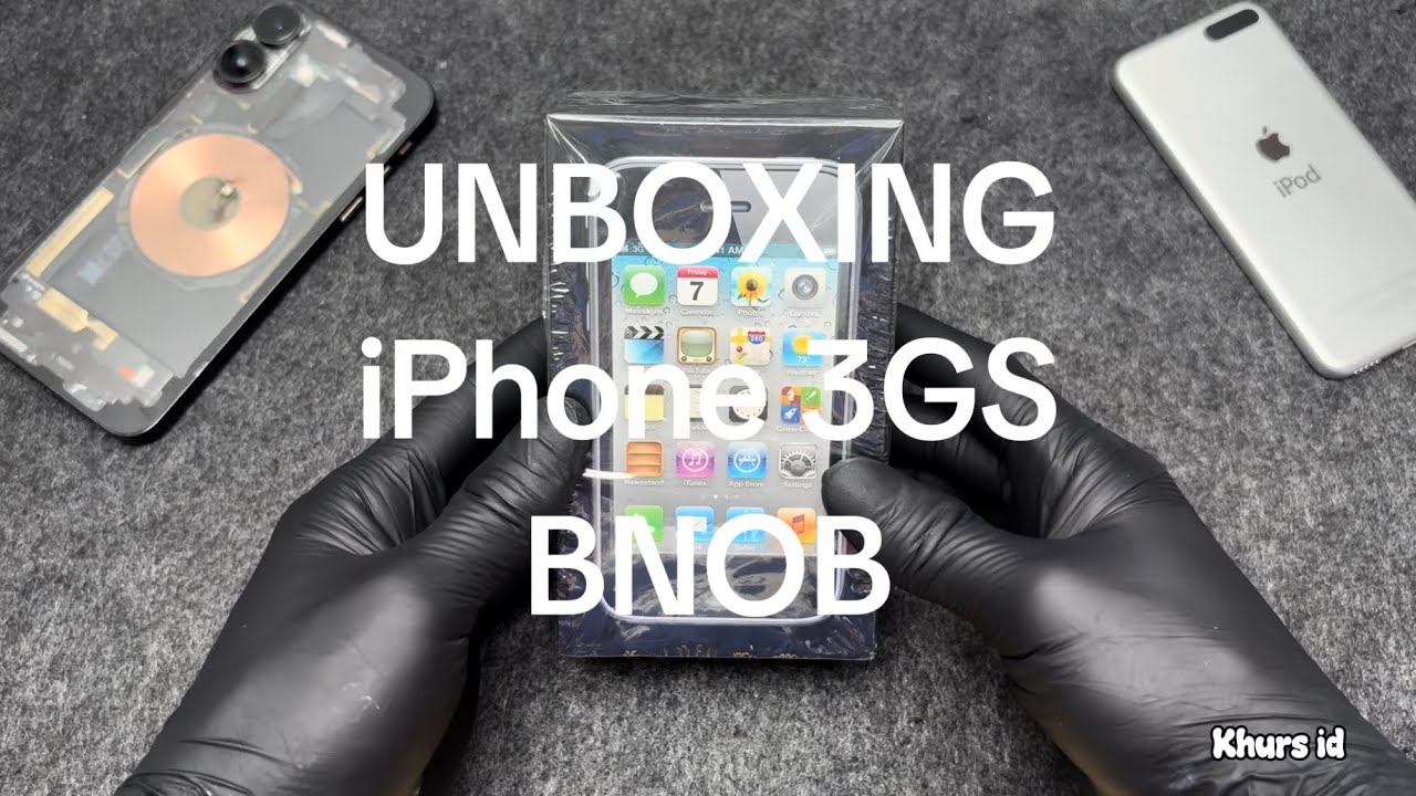 unboxing iphone 3gs BNOB rare collection - indonesia