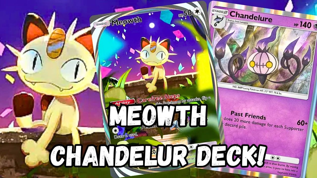 CHANDELURE e MEOWTH INSIEME! POKEMON POCKET