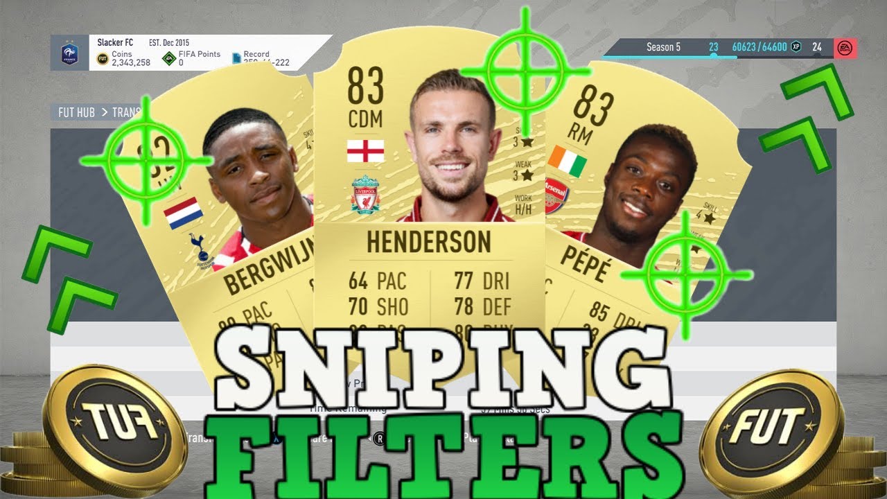 FIFA 20 BEST SNIPING FILTERS! MAKE 200K EVERY HOUR USING THESE FILTERS! HOW TO TRADE ON FIFA 20!