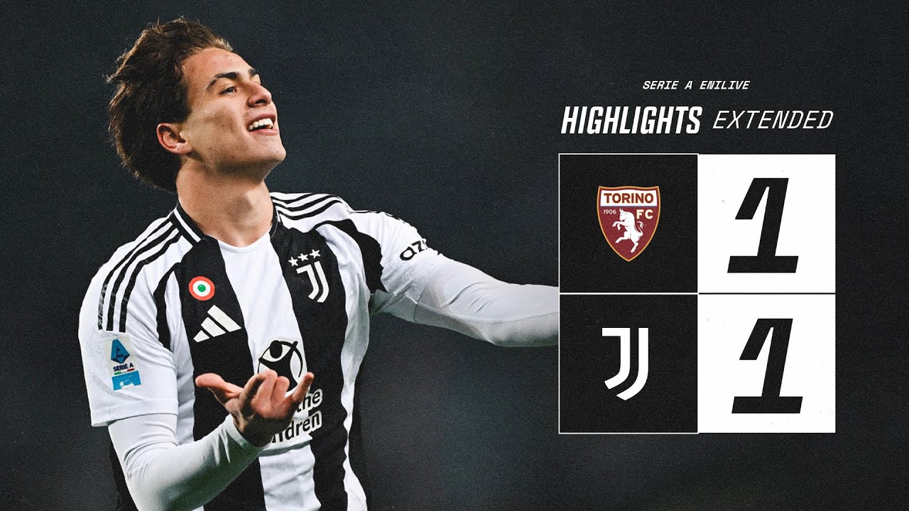 EXTENDED HIGHLIGHTS | Torino 1-1 Juventus | Yildiz Goal | Serie A Matchday 20