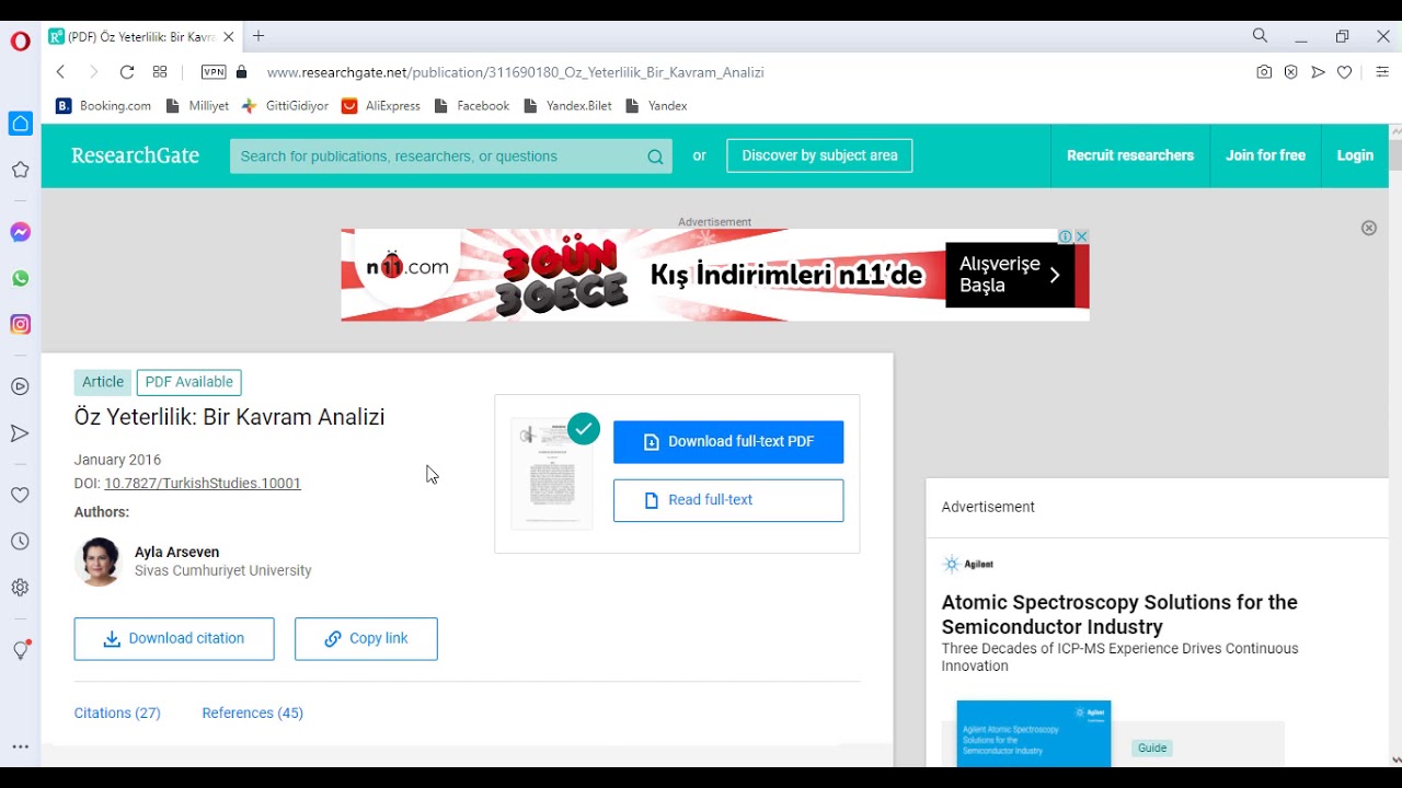 Google ve Google Akademik İle Makale Arama