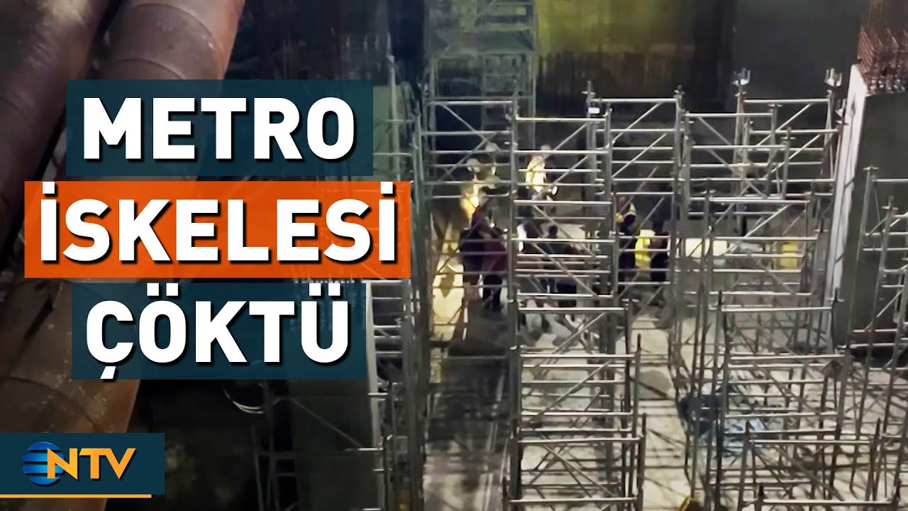 İstanbul'da Metro İskelesi Çöktü, Yaralılar Var | NTV