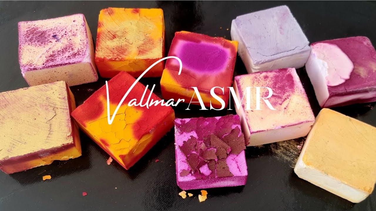Warm sunset color palette 🌅 Relaxing gym chalk ASMR 🎶
