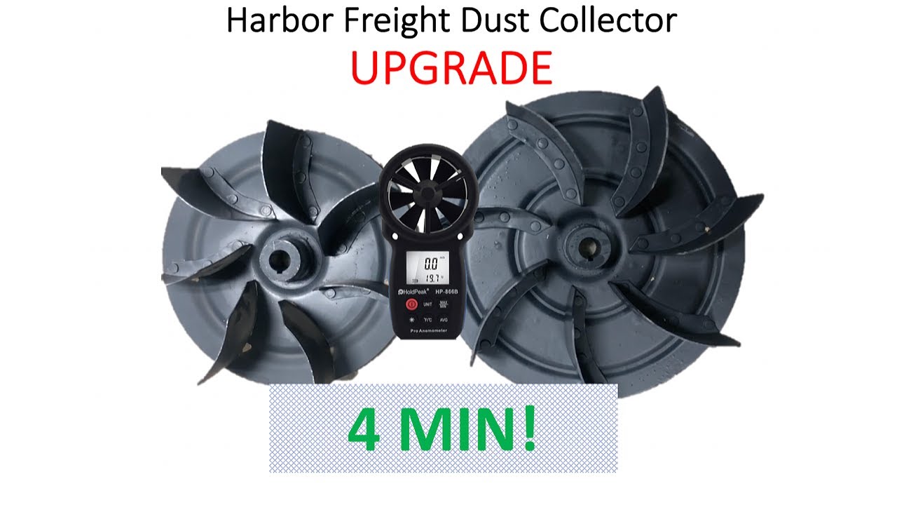 Модернизация импеллера пылесборника Harbor Freight своими руками