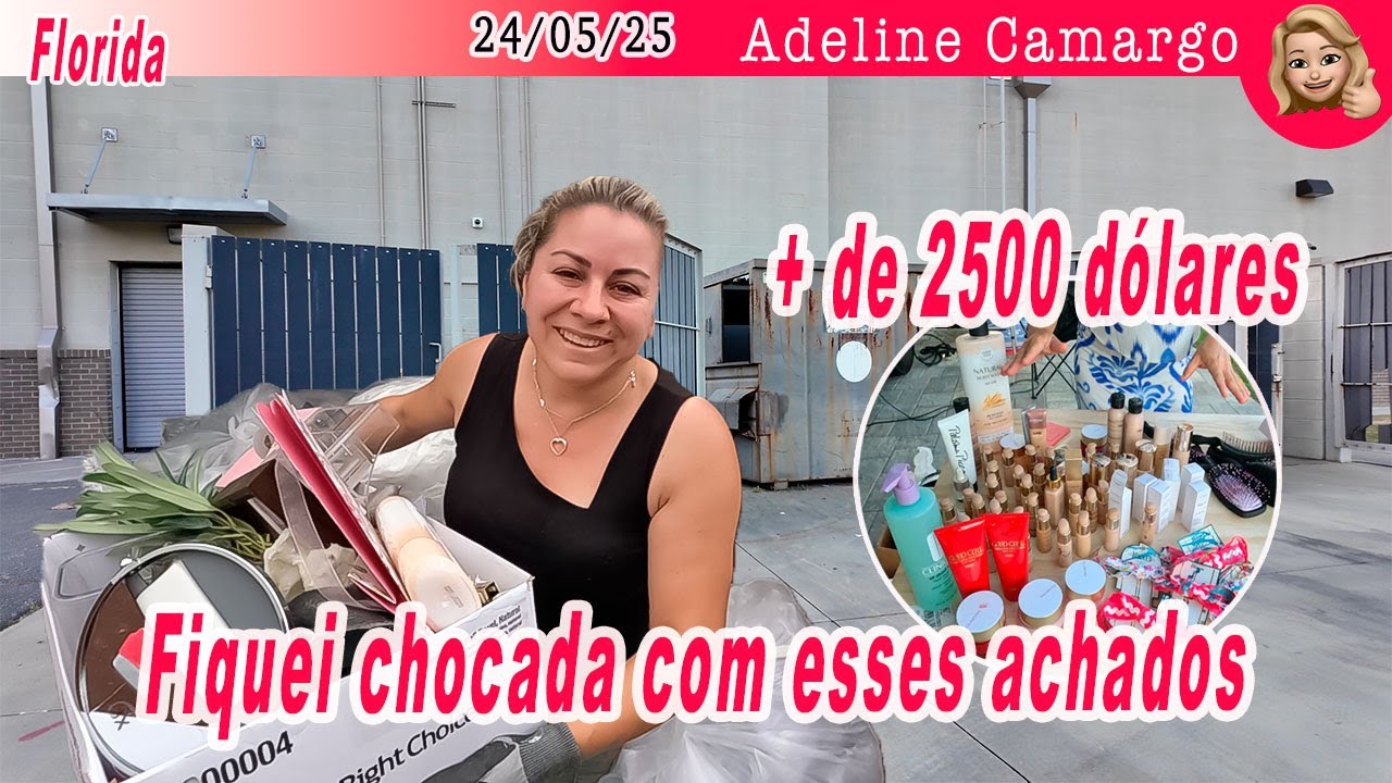Fiquei chocada com esse dumpster + de 2500 dólares em maquiagem