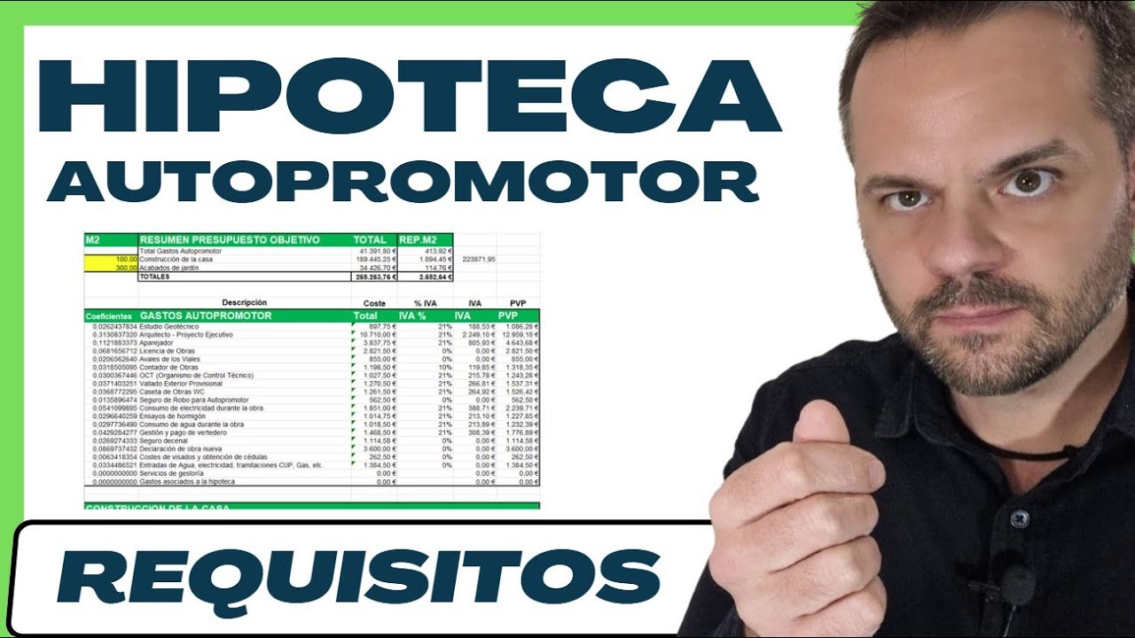🏡 Hipoteca Autopromotor - ¿Cómo funciona? Requisitos, dinero, tasaciones y más