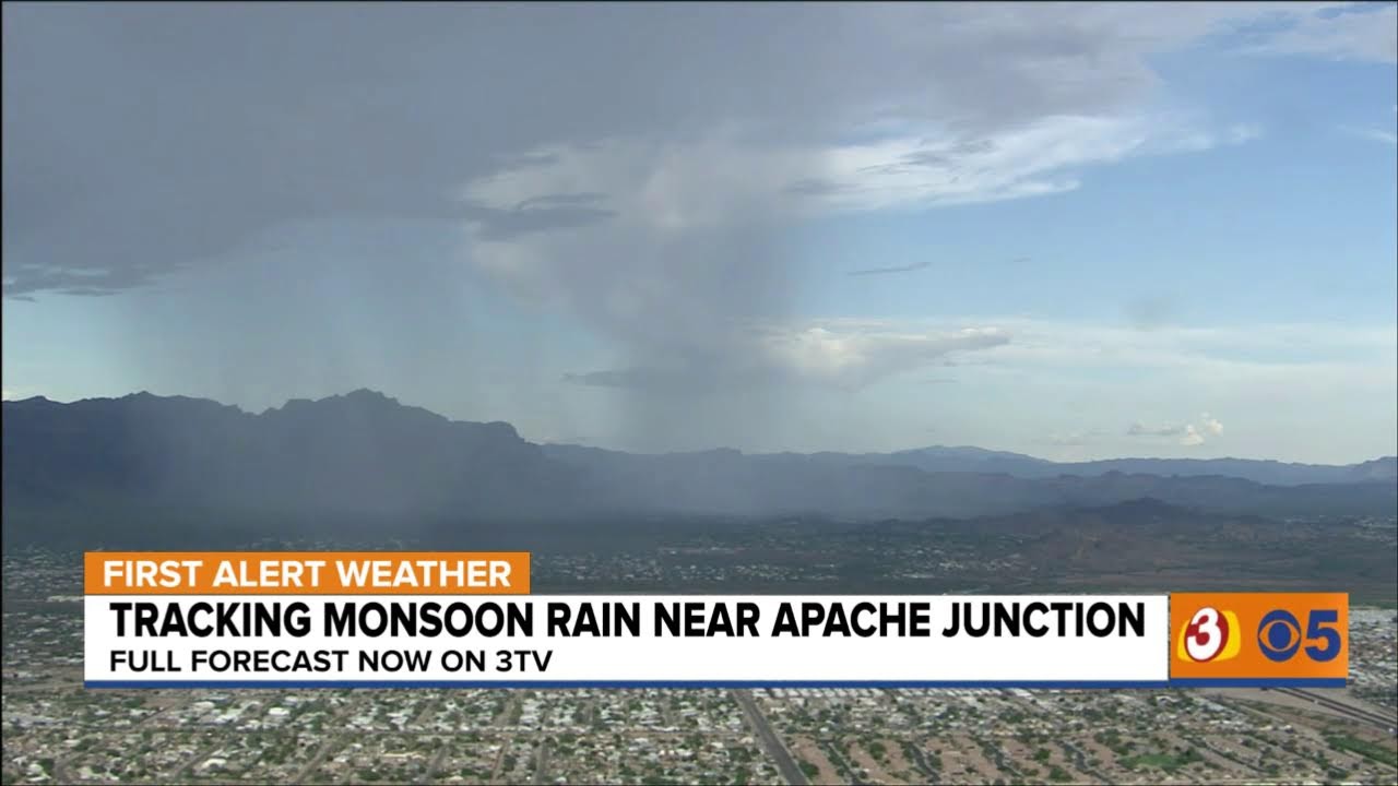 LIVE AERIALS: Tracking monsoon storms in the southeast Valley