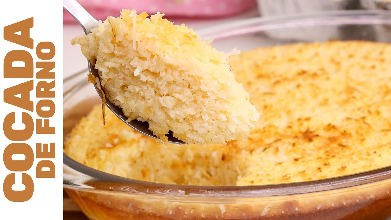COCADA DE FORNO: PREPARE EM MENOS DE 2 MINUTOS! | ESSE DOCE É PRÁTICO E IRRESISTÍVEL!