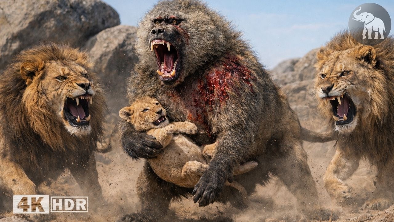 Etiopía Salvaje | Cuando el Rey León Muestra su Poder #animalessalvajes