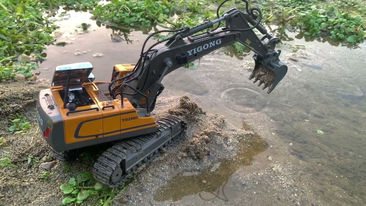 RC YIGONG Excavator Vlog working #aktractorvlogs #xcavator #excavator 
