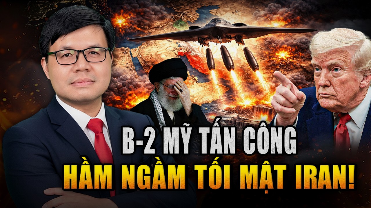 Mỹ Phát Hiện Bí Mật Ngầm Iran: B-2 Tấn Công Ném Bom Xóa Sổ Pháo Đài Dưới Lòng Đất!