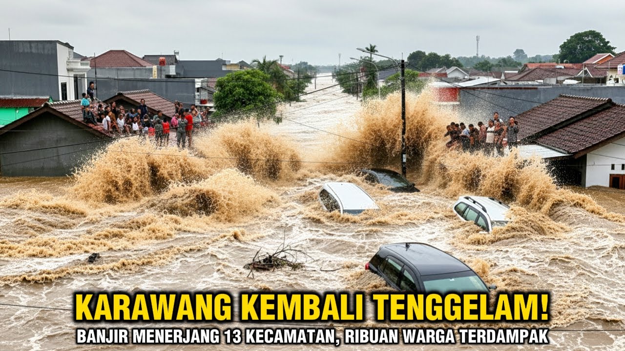 KARAWANG DARURAT | SUNGAI MELUAP, TANGGUL JEBOL, DAN AKTIVITAS WARGA LUMPUH TOTAL