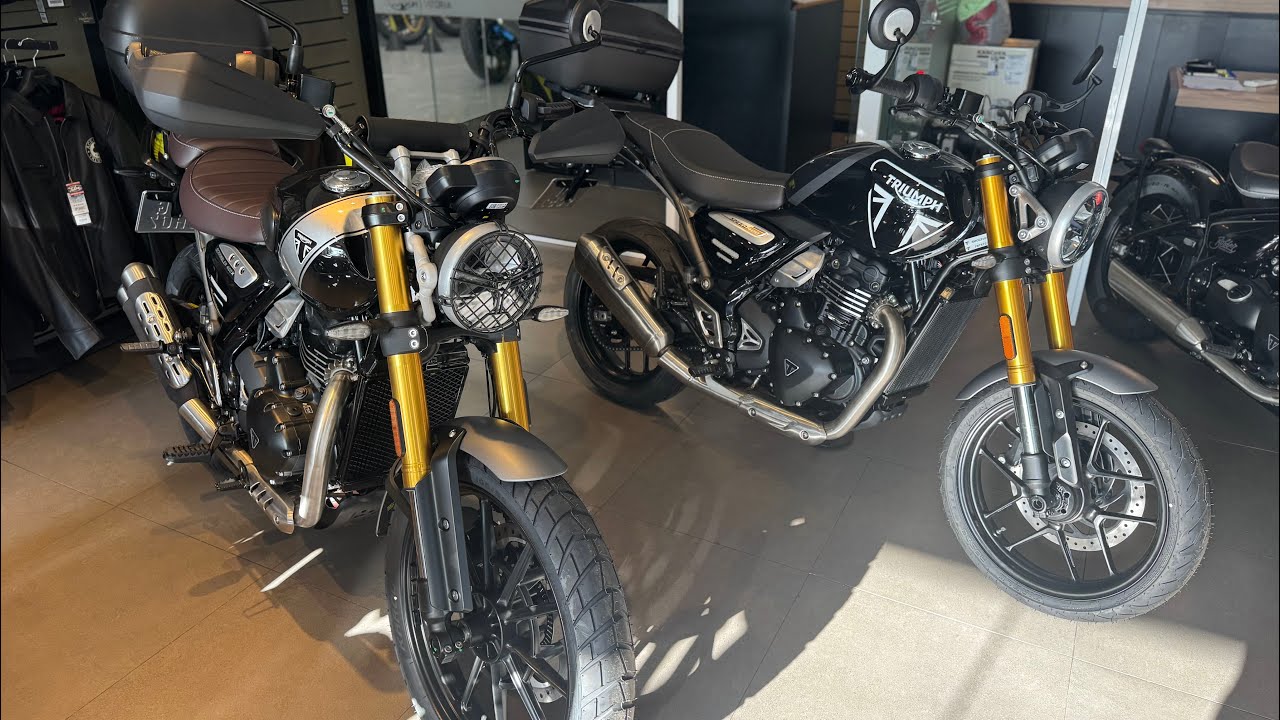 TRIUMPH SCRAMBLER 400 X VS SPEED 400 - QUAL ESCOLHER?