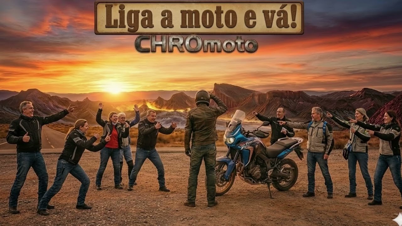 Liga a moto e vá