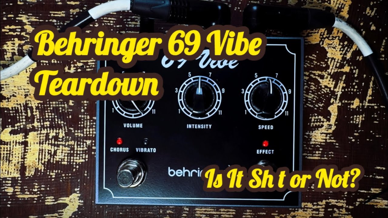 Behringer 69 Vibe — распаковка — разборка — демонстрация