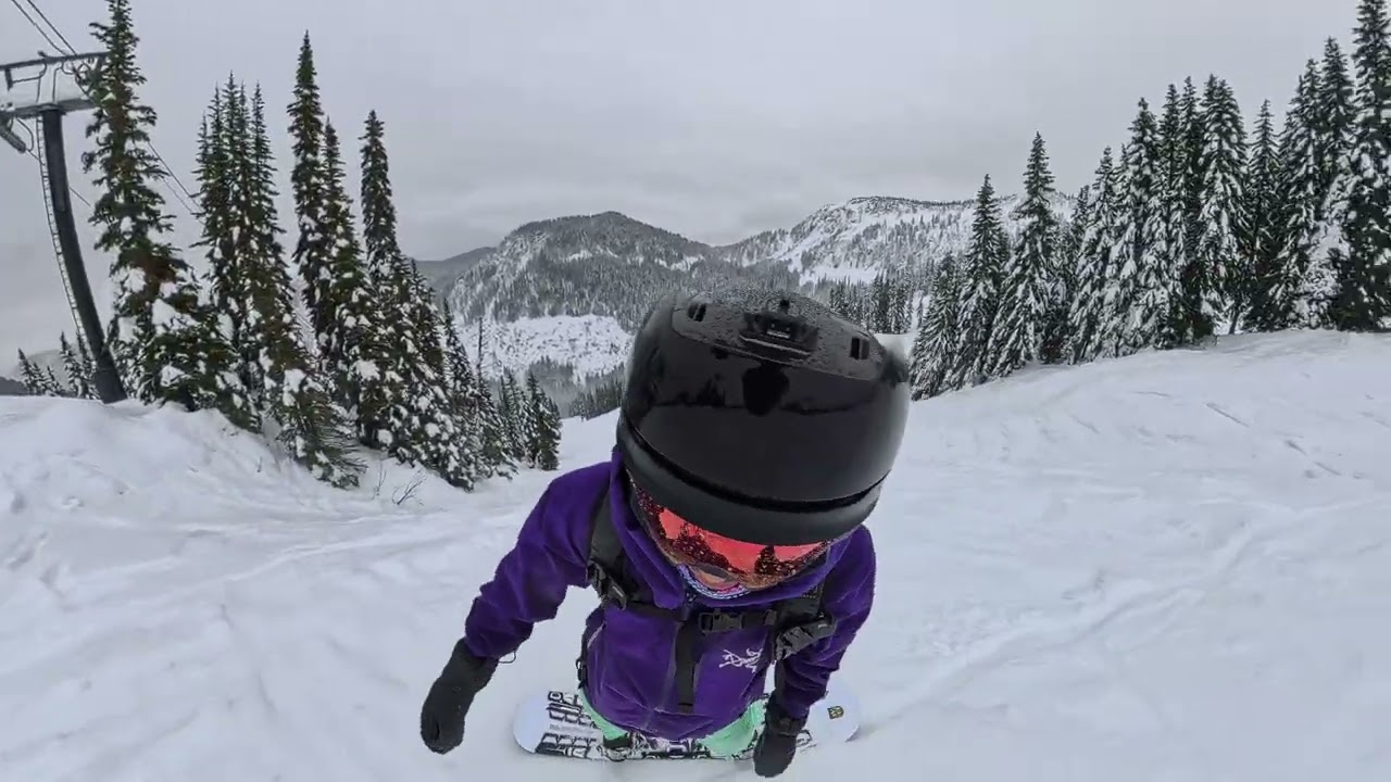 25/26 Day 08 Run 05 Stevens Pass Snowboarding January