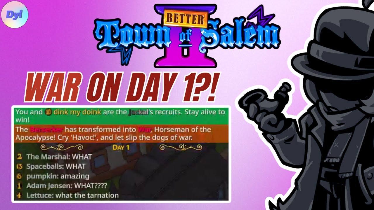 Investigator With Recruited WAR?! - Town Of Salem 2 #423 (Better Town Of Salem 2 Mod)