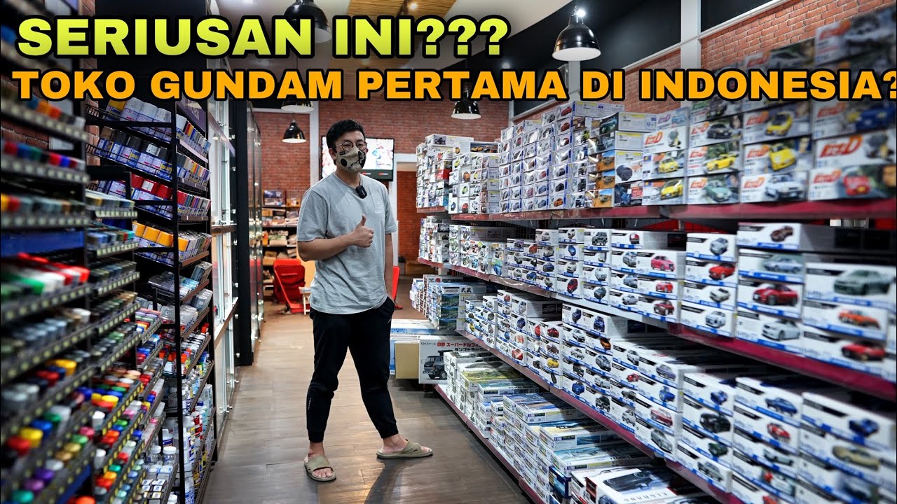 KALIAN TAU GAK SIH!!!! INI TOKO GUNDAM PERTAMA DI INDONESIA!! HOAX ATAU FAKTA?? YU KITA CHECK!!!