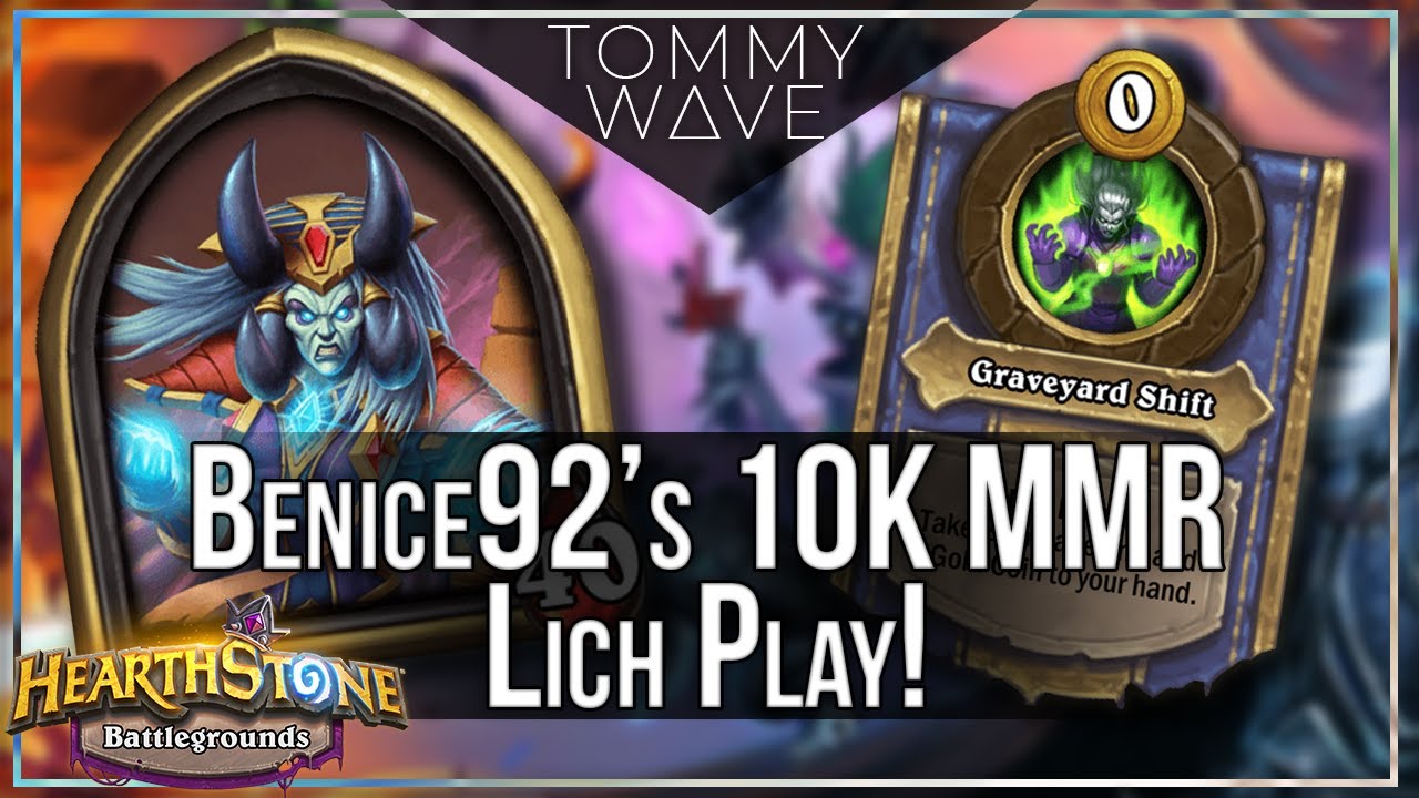 Benice92's Lich Lord Play - Hearthstone Battlegrounds