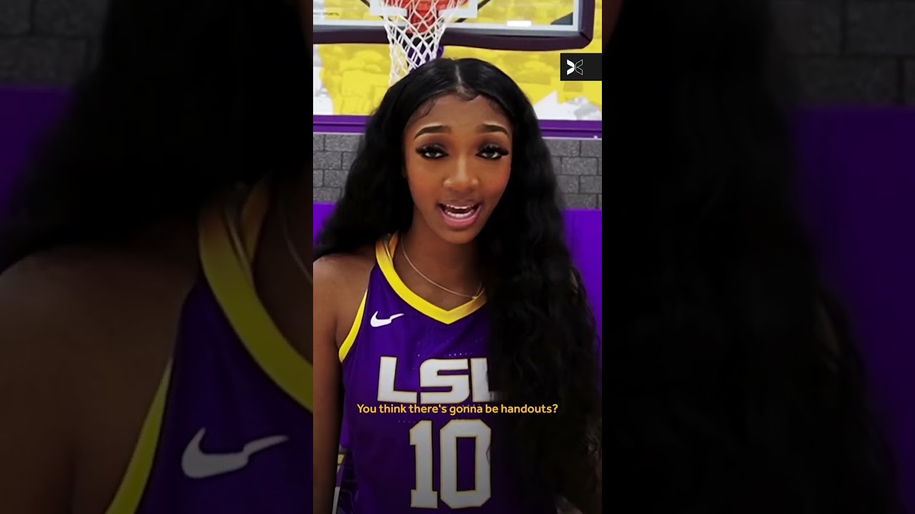 Angel Reese is HER 👑 #angel #reese #basketball #lsu