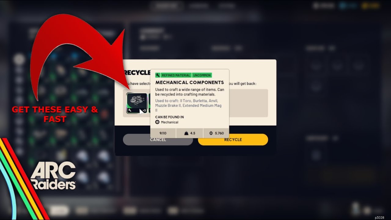 Как получить механические компоненты Arc Raiders!!!