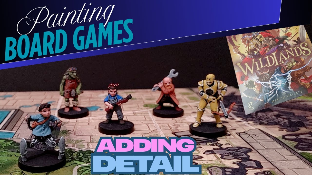 Shooter Paints Board Games - Simple techniques to add more detail - Wildlands Gnomads