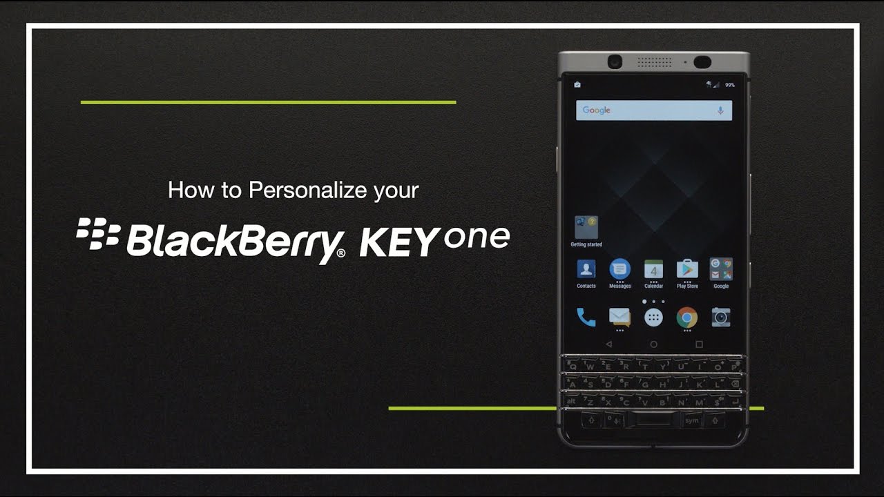 How to personalize your BlackBerry KEYone
