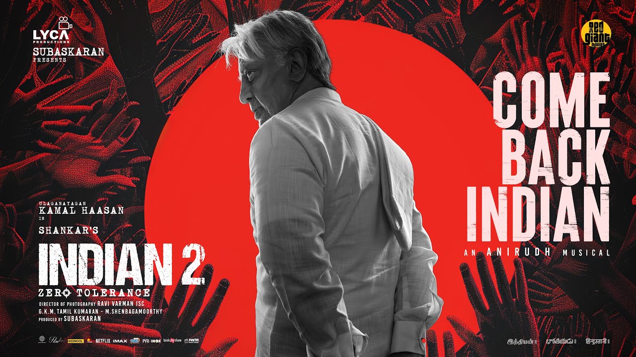 Indian 2 - Come Back Indian Lyric Video | Kamal Haasan | Shankar | Anirudh | Subaskaran | Lyca