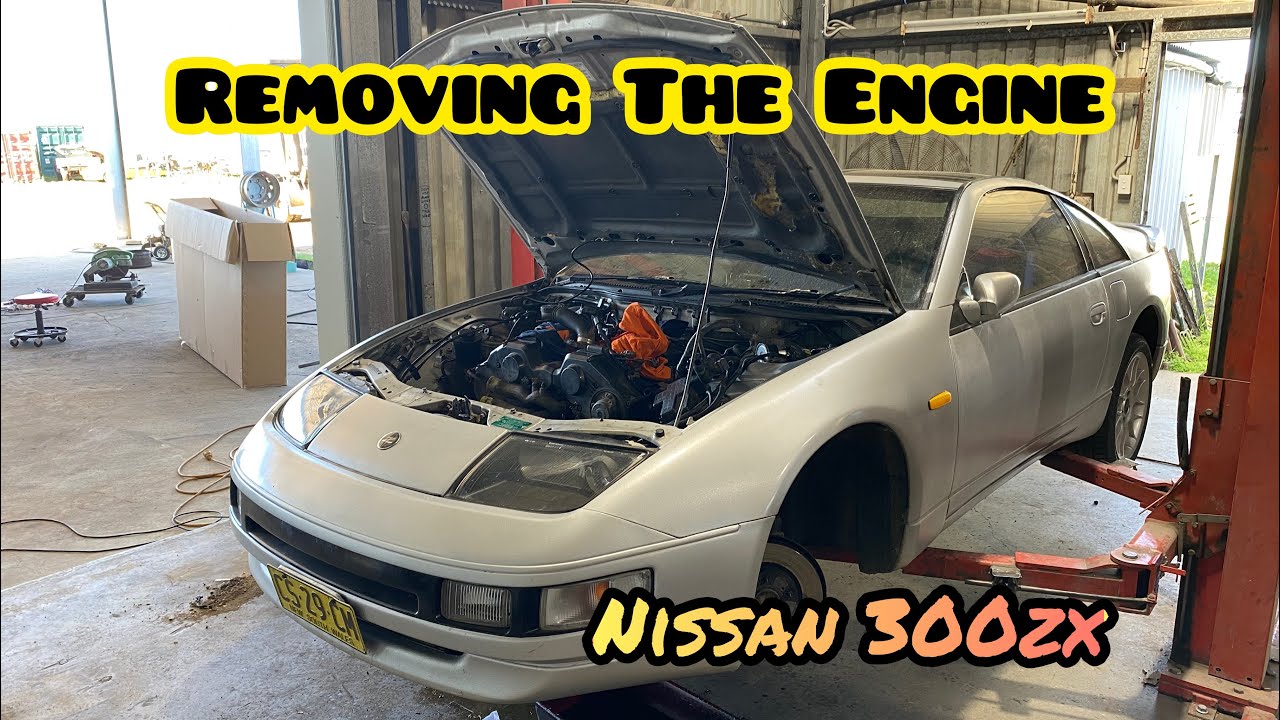 Engine and Gearbox Removal | Nissan 300ZX