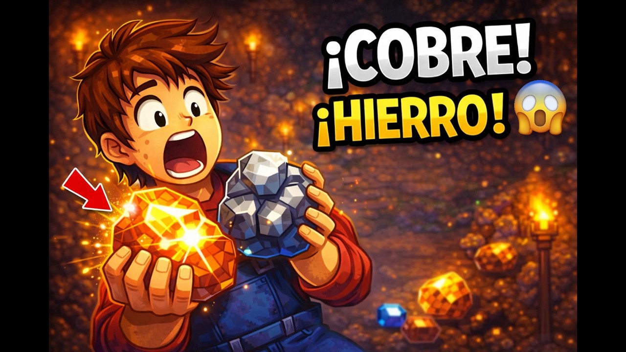¡ENTRÉ A LAS MINAS… y encontré ESTO! 😱 | Stardew Valley #3