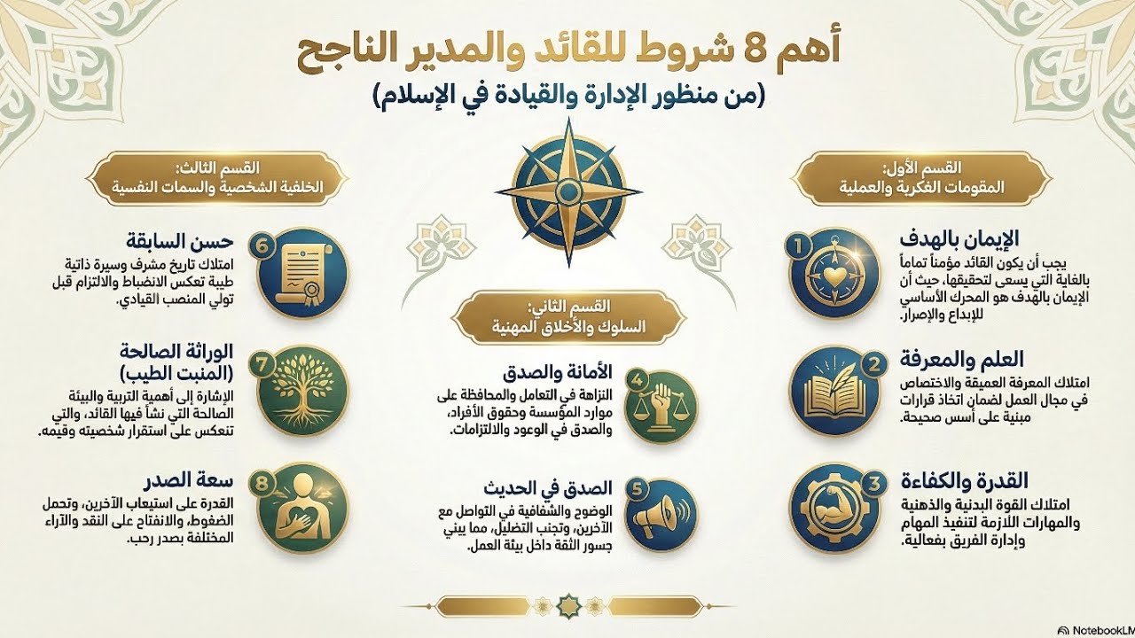 القيادة الإدارية ١٤ ( الشروط ١ )