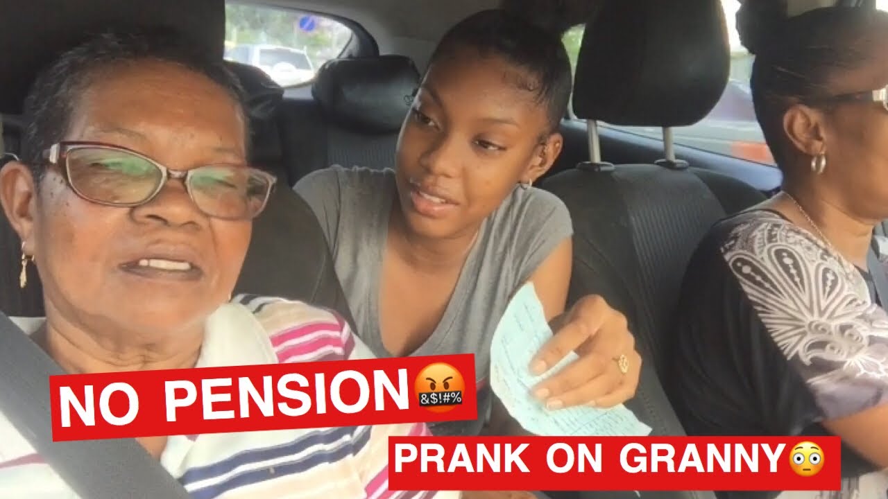 NO PENSION PRANK On GRANNY!