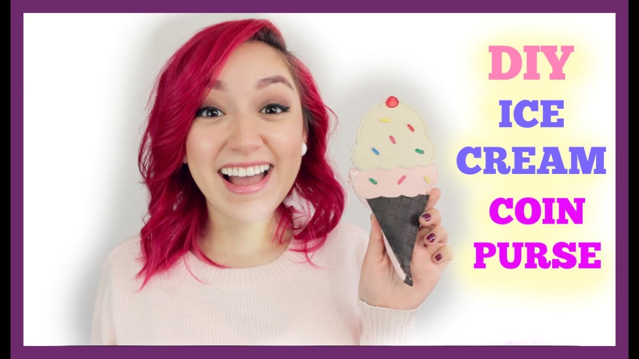 DIY Ice Cream Coin Purse | Collab with VLVTT