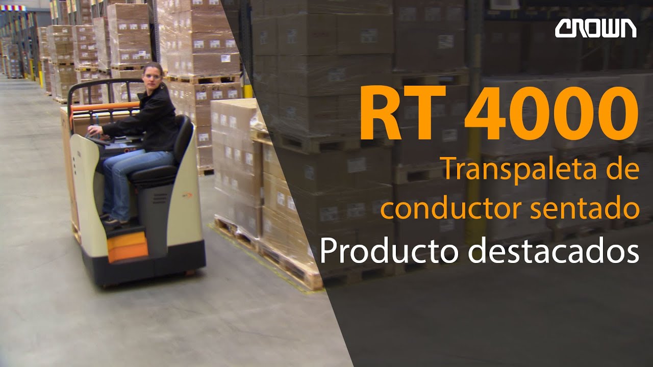 Transpaleta de conductor sentado RT 4040